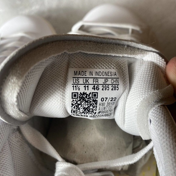 NIB adidas Grand Court 2.0 Men's 11.5 White Green Camo Casual Shoes GW7170 - Picture 5 of 9